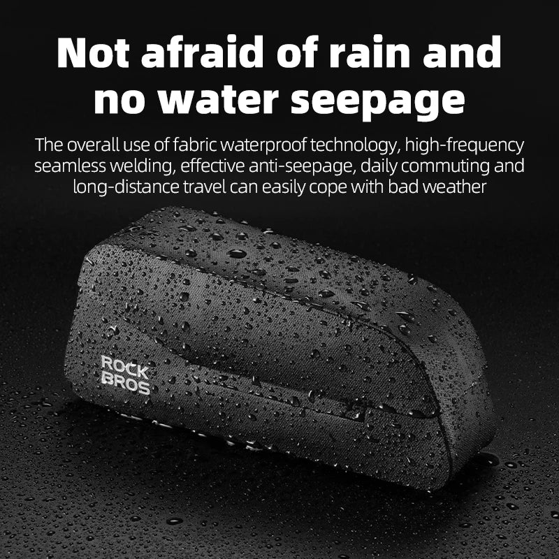 Waterdichte magnetische fietsbuizentas voor op het frame van de fiets