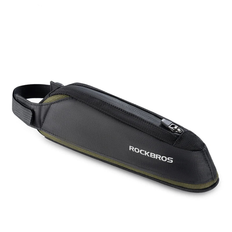 Draagbare regenbestendige fietsframetas voor de bovenbuis, gemonteerd op de fiets