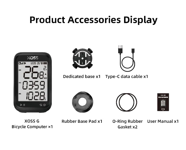 G3 Fietscomputer met Bluetooth