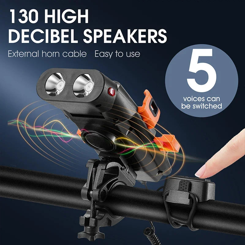 5-in-1 Multifunctioneel Fietslicht