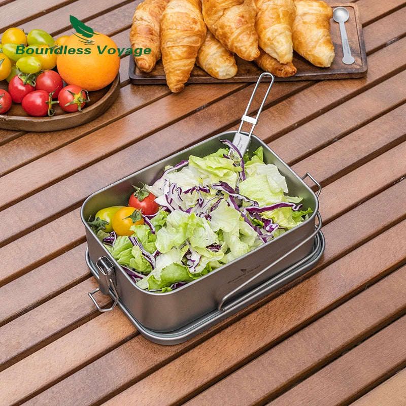 Titanium Bento Lunchbox