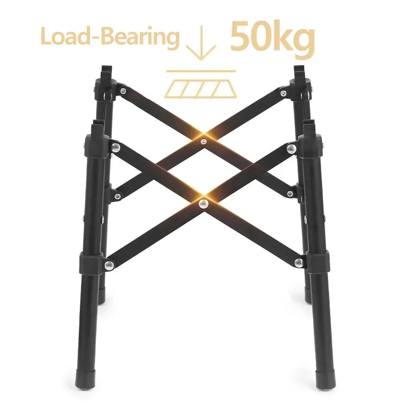 Opvouwbare outdoor wandeltafel, gemaakt van lichtgewicht aluminiumlegering