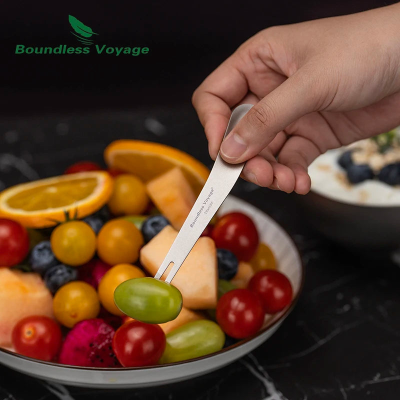 Titanium Dual-Use Bestek Set