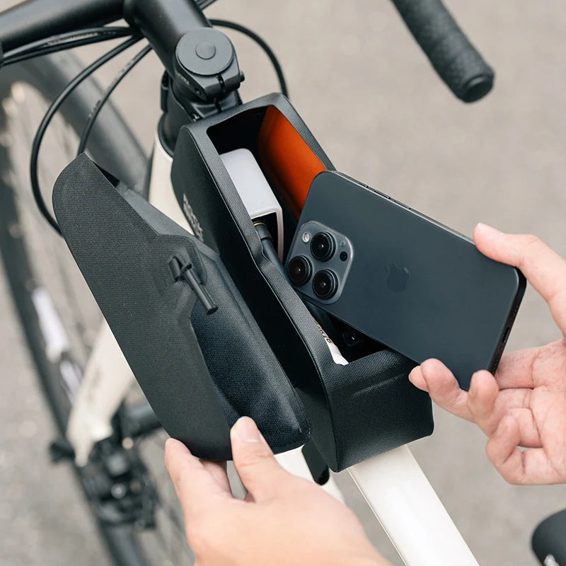 Waterdichte magnetische fietsbuizentas voor op het frame van de fiets
