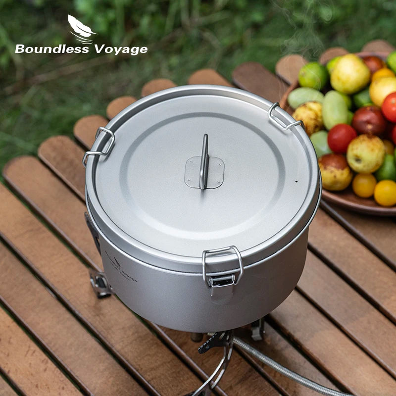 Titanium Dinner Box met 2 Deksels