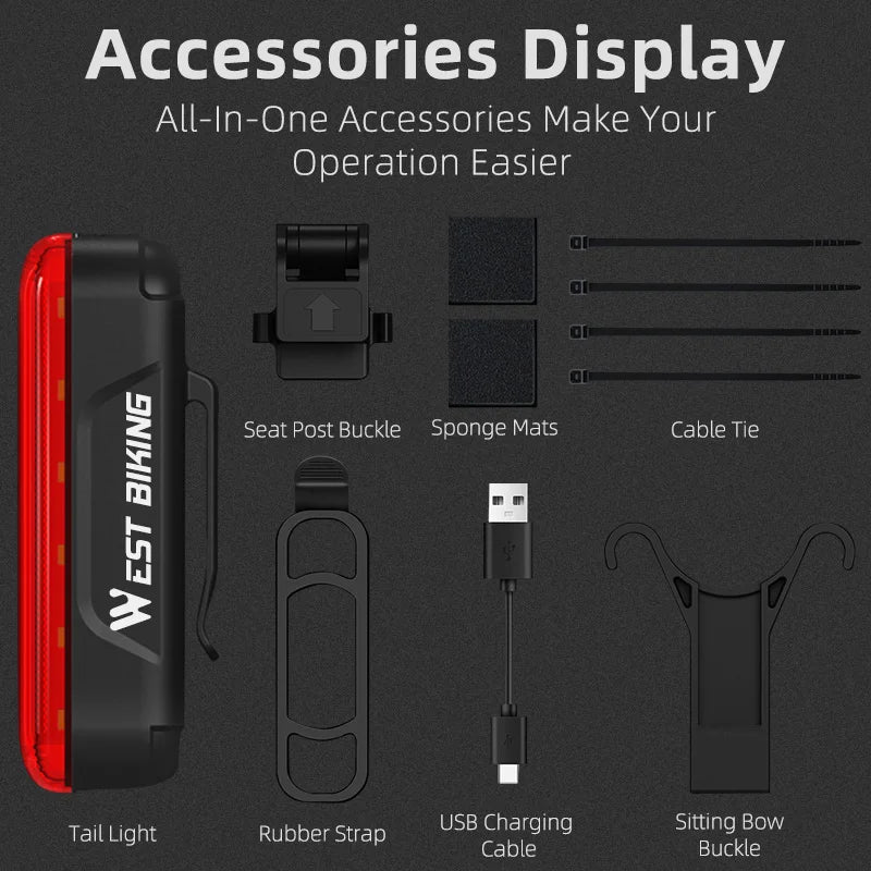 Fietsachterlicht Laser Remsensor