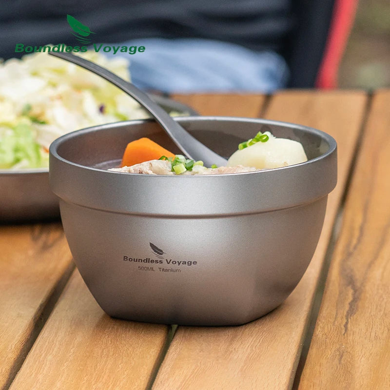 Titanium Dubbelwandige Kom