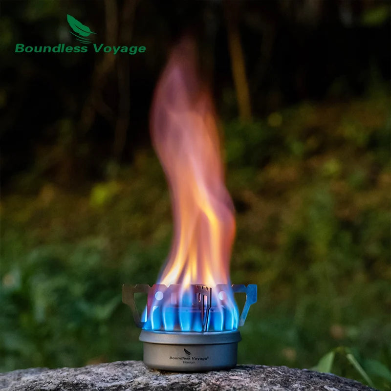 Titanium Alcoholbrander Met Bracket