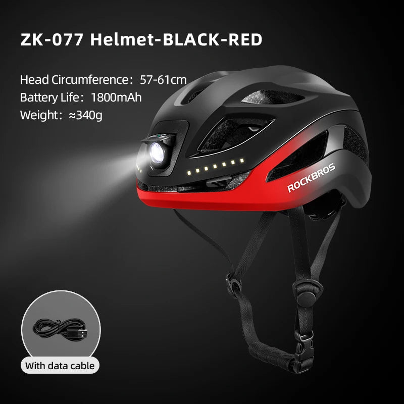 Fietshelm ZK-077 | Met Geïntegreerde Verlichting