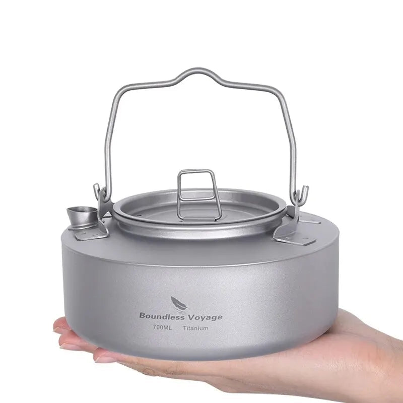 Titanium Theeketel – 700ml / 1.0L