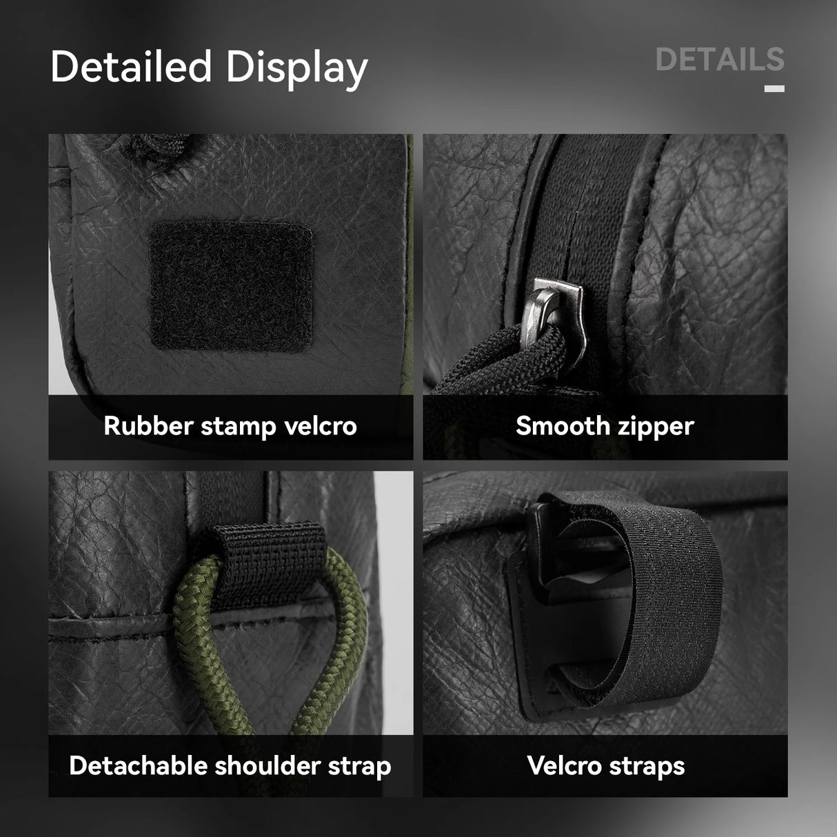 Lichtgewicht multifunctionele fiets stuurtas met een inhoud van 1,5 liter