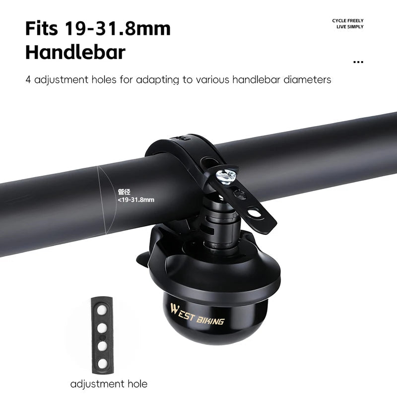 Klassieke Fietsbel - Koper