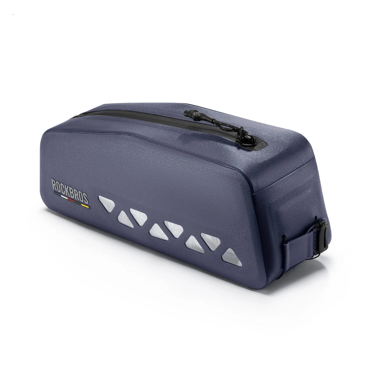 Waterdichte 1L driehoekige fietsframetas, gemonteerd op de bovenbuis