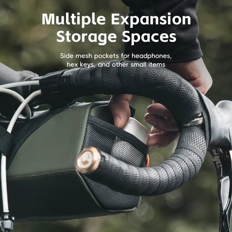 2,2L multifunctionele regenbestendige fietsbuis tas voor MTB en racefiets