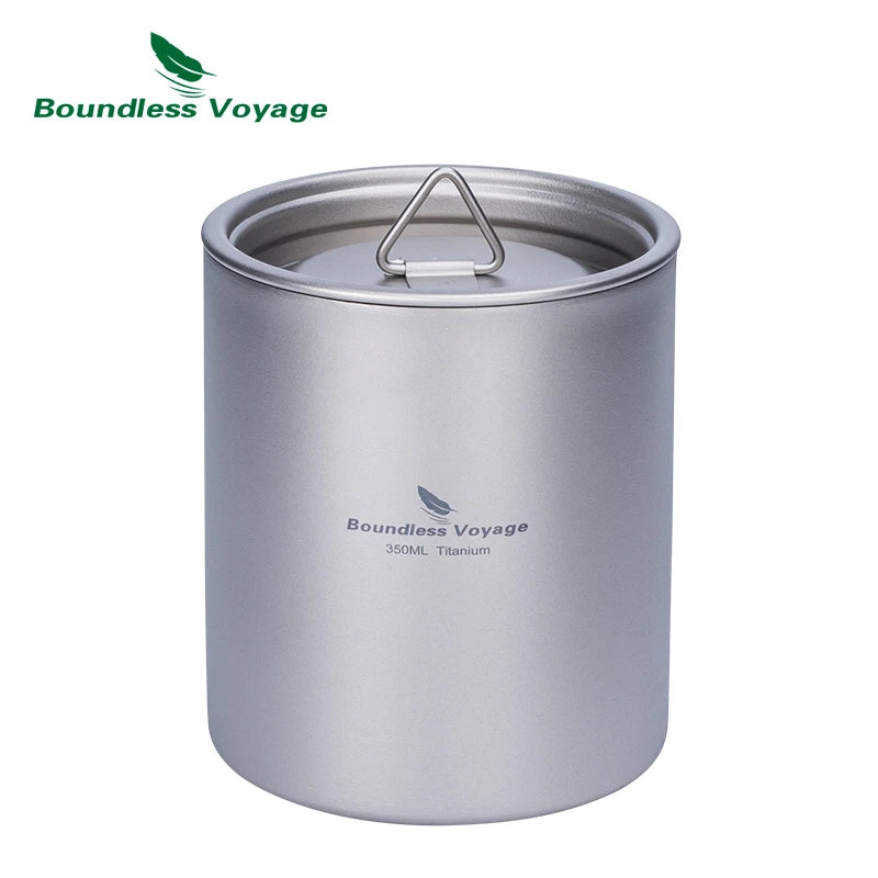 Titanium Mok Met Deksel