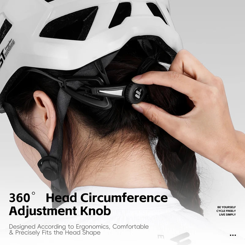 Fietshelm met Magnetische Bril