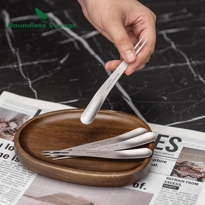 Titanium Dual-Use Bestek Set