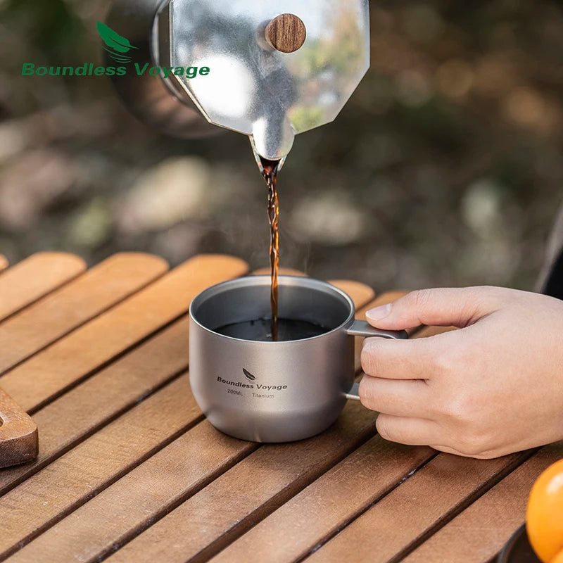 Titanium Dubbelwandige Mok