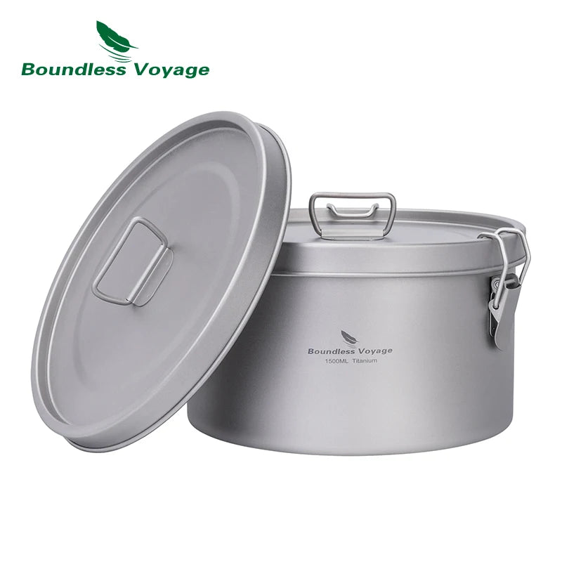 Titanium Dinner Box met 2 Deksels