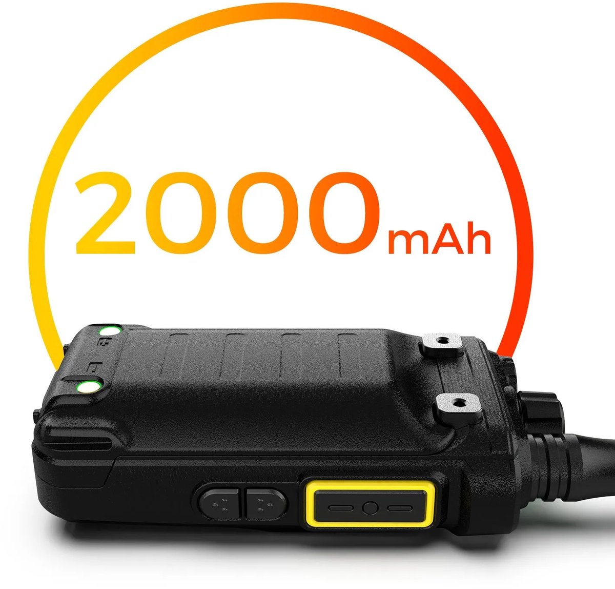 Techside TS-T1 Batterijduur 2000 mAh