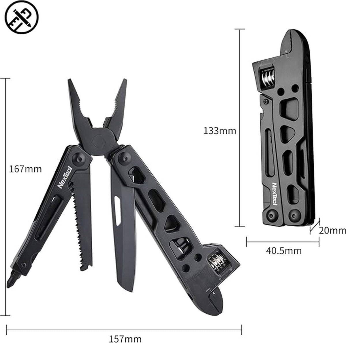 NexTool - Vanguard Wrench - MultiTool - Zakmes