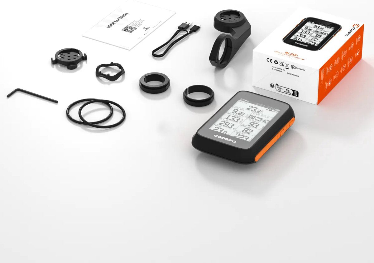 BC200 - GPS Fietscomputer met ANT+ en Bluetooth