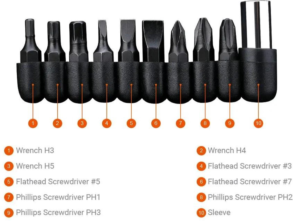 NexTool - Black Knight - Zakmes - Multitool - 11-In-1