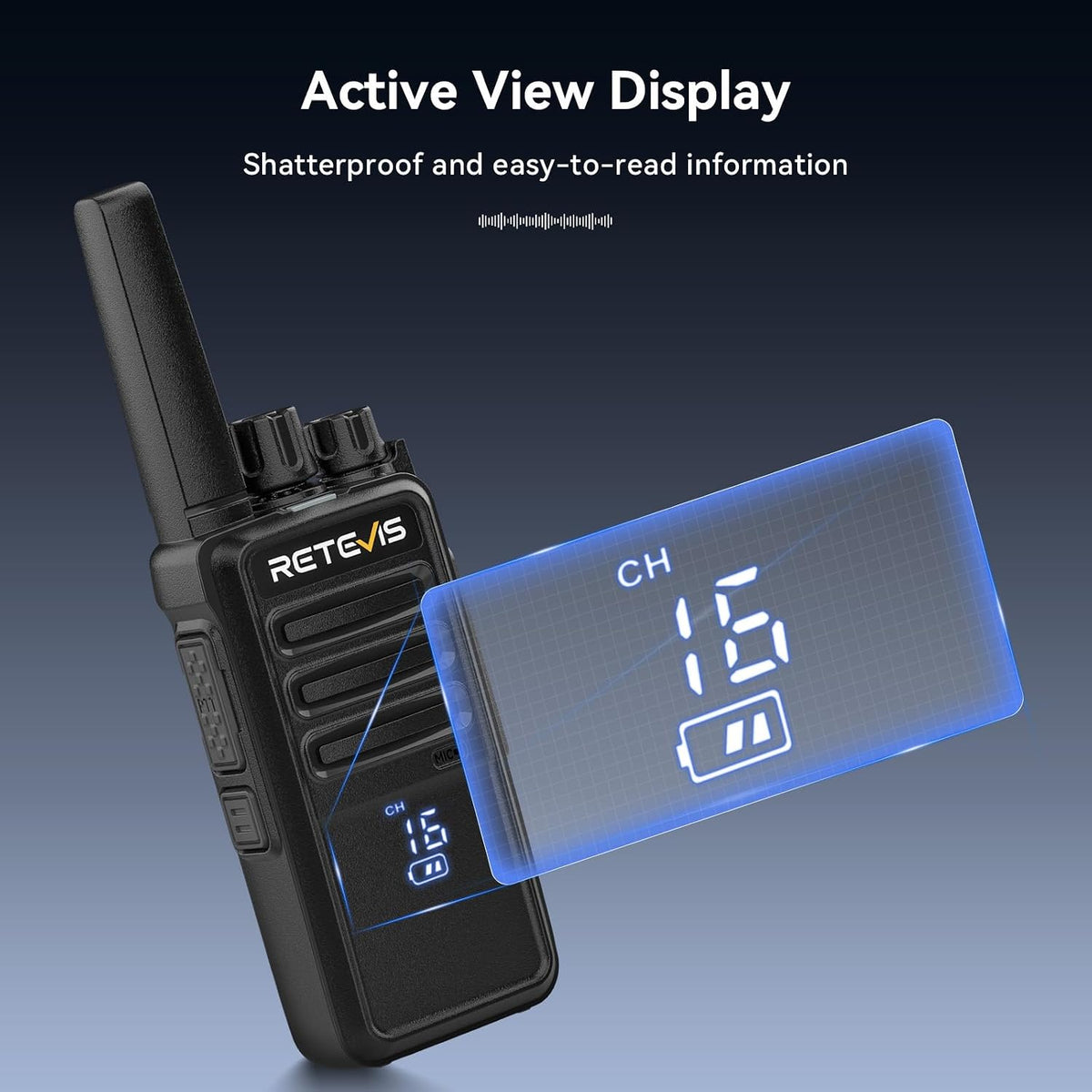 Retevis RT 668H Walkie Talkie Set (2 Stuks)