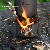 Titanium Hout- en Alcoholkachel