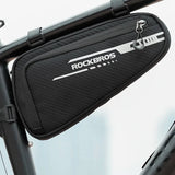 1,2L reflecterende driehoekige fietsframetas met zijvakken