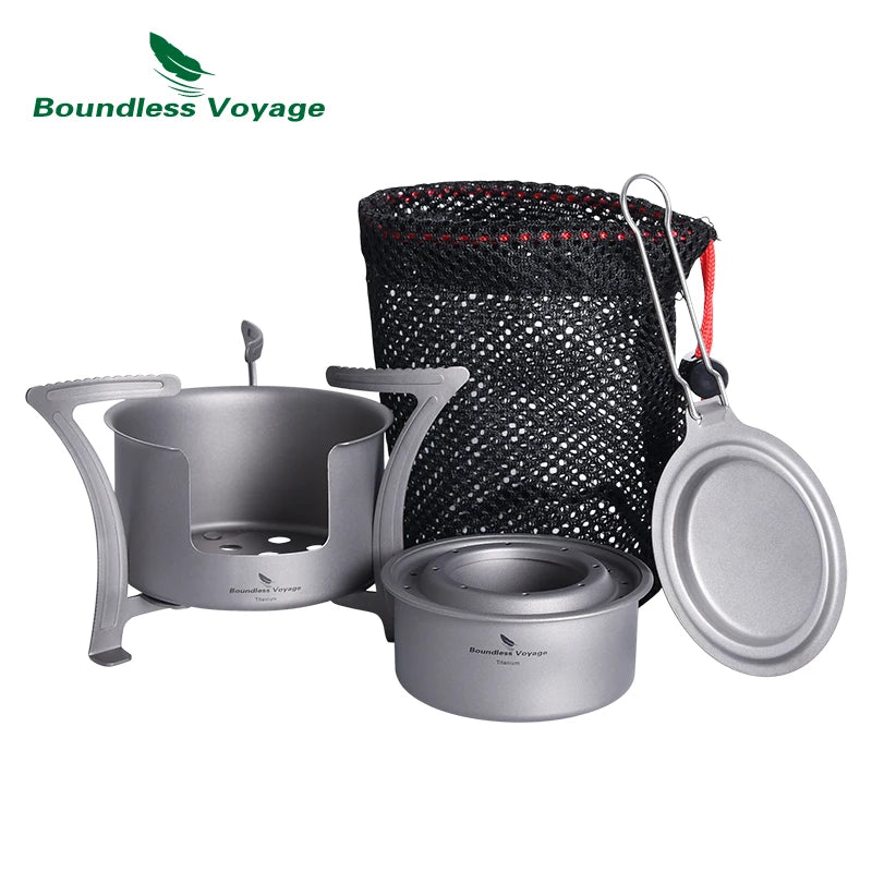 Titanium Hout- en Alcoholkachel