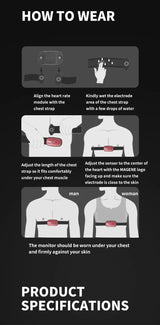 H603 Hartslagmonitor – Borstband