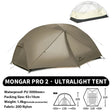 Ultralichte dubbellaagse waterdichte trekkingtent voor outdoor kamperen