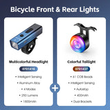 Fietslicht Set – Slim Voor- en Achterlicht met Remsensor