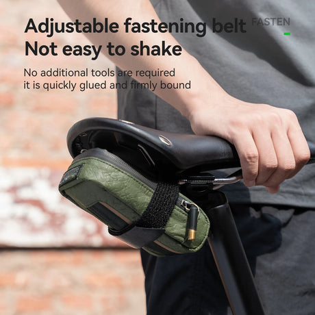 Lichtgewicht regenbestendige fiets zadeltas, gemonteerd onder het zadel