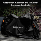 Waterdichte 210D fietshoes die een fiets buitenshuis beschermt tegen regen en stof. | Pack Away