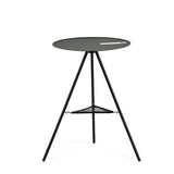 Draagbare ronde campingtafel voor buiten, gemaakt van aluminiumlegering en polyester