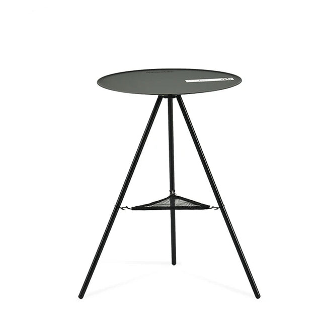 Draagbare ronde campingtafel voor buiten, gemaakt van aluminiumlegering en polyester