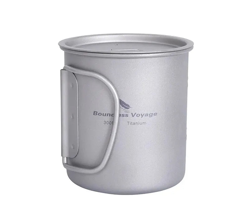 Titanium Drinkbeker met Deksel - Pack Away
