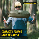 Opvouwbare stoel met hoge rugleuning van aluminiumlegering voor outdoor kamperen en ontspanning