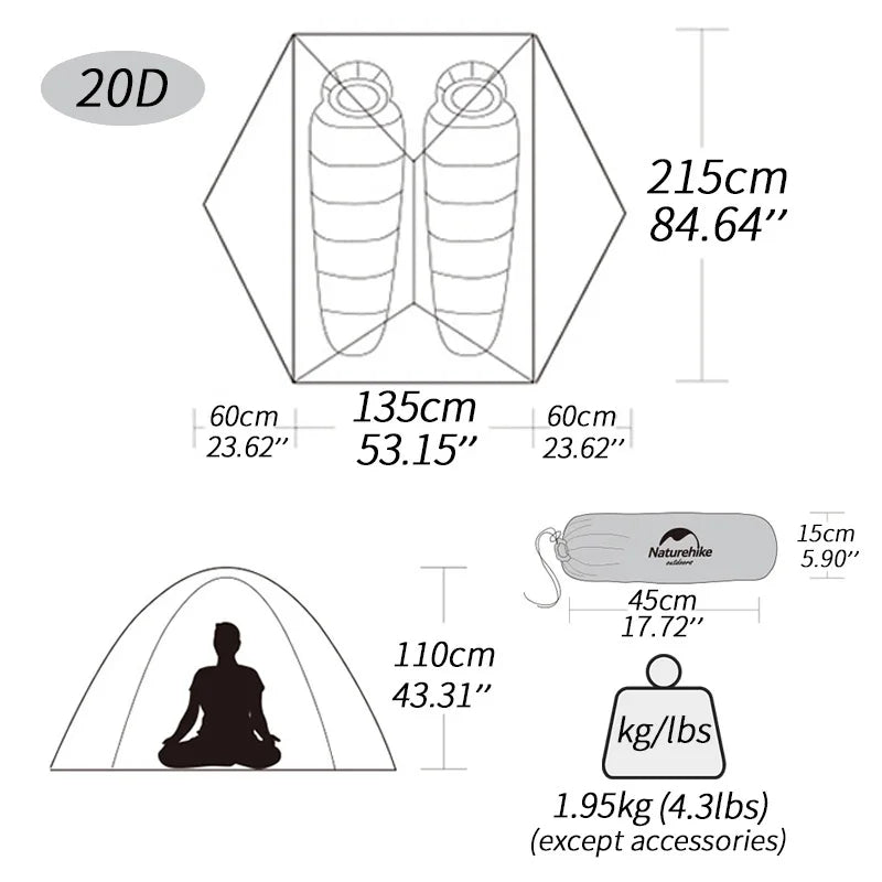 Star River 2 - 2-persoons tent