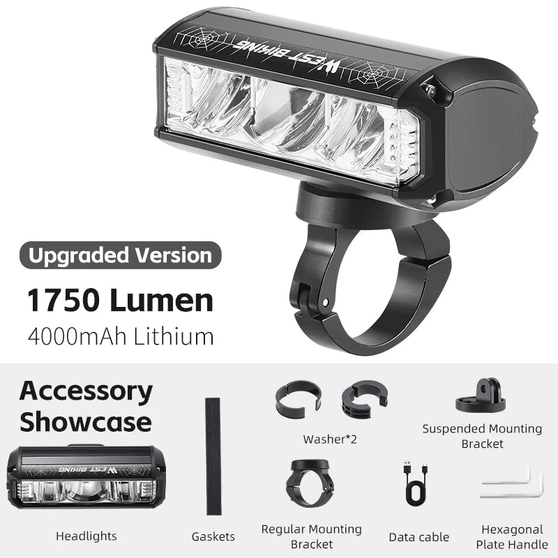 Fietslicht Hoge Helderheid - 900 & 1750 Lumen
