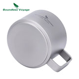 Titanium Dubbelwandige Drinkmok