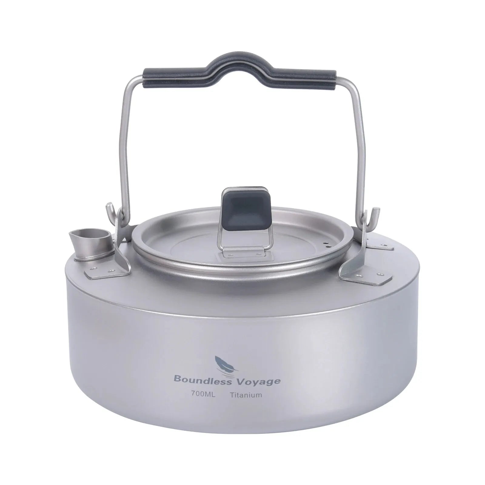 Titanium Theeketel – 700ml / 1.0L - Pack Away