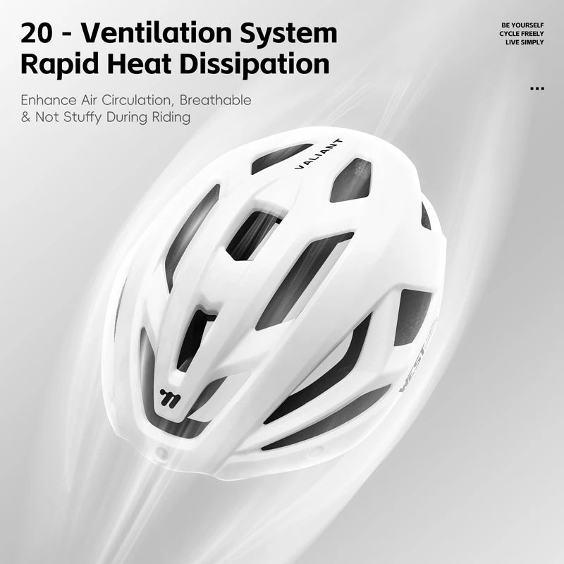 Fietshelm met Magnetische Bril