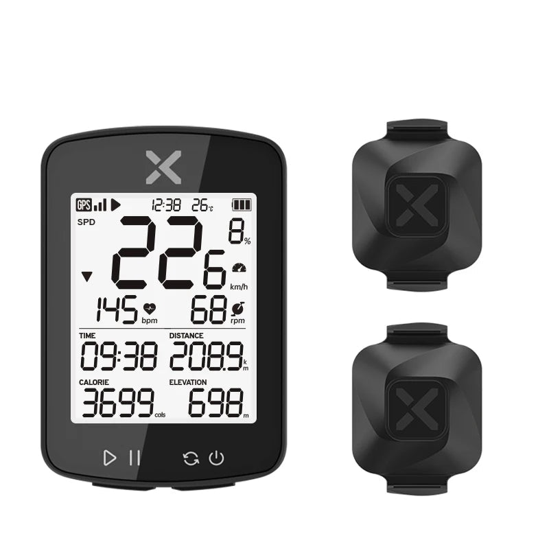 G2 Plus Fietscomputer met Vortex Sensor