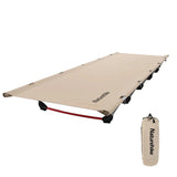 Ultralichte draagbare opvouwbare kampeerbed met aluminiumlegering frame