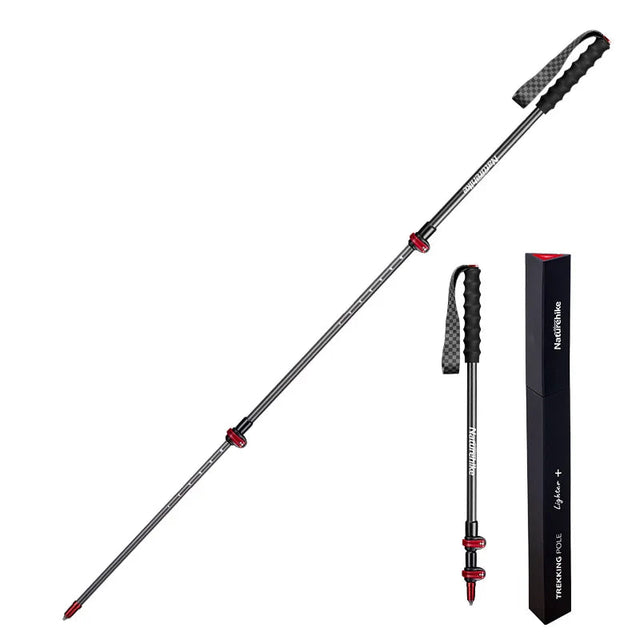 Carbonfiber wandelstokken met EVA-handgreep en wolfraamstalen punt