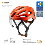 Fietshelm met Magnetische Bril