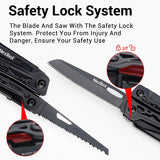 NexTool - Black Knight - Zakmes - Multitool - 11-In-1